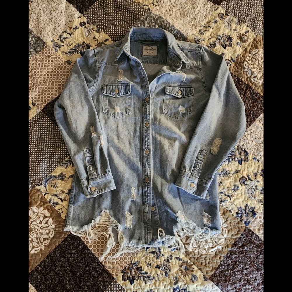WOMENS JEAN SHIRT